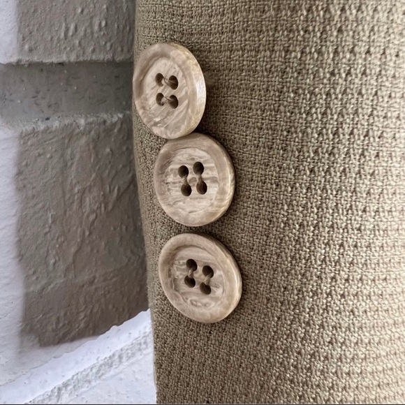 Orvieto tan 100% wool oversized blazer 42 - Picture 7 of 12